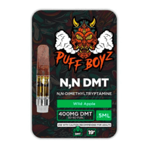 400MG NN DMT in a .5ML cartridge. Flavor: Natural wild apple essence for a refreshing inhale. Compatibility: Fits all standard 510-thread vape batteries. Quality: Lab-tested for purity …
